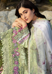 Elaf Premium Print Chikankari Lawn Unstitched 3Pc Suit ERC-2A HINA