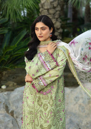Elaf Premium Print Chikankari Lawn Unstitched 3Pc Suit ERC-2A HINA