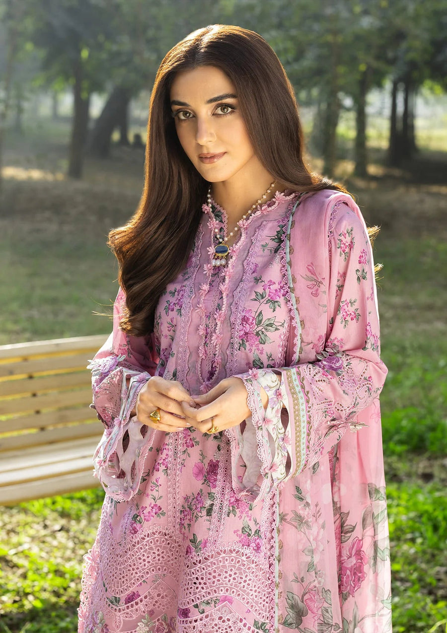 Elaf Premium Print Chikankari Lawn Unstitched 3Pc Suit ERC-3A MAN MAYAL