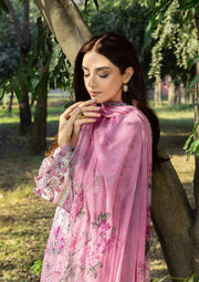 Elaf Premium Print Chikankari Lawn Unstitched 3Pc Suit ERC-3A MAN MAYAL