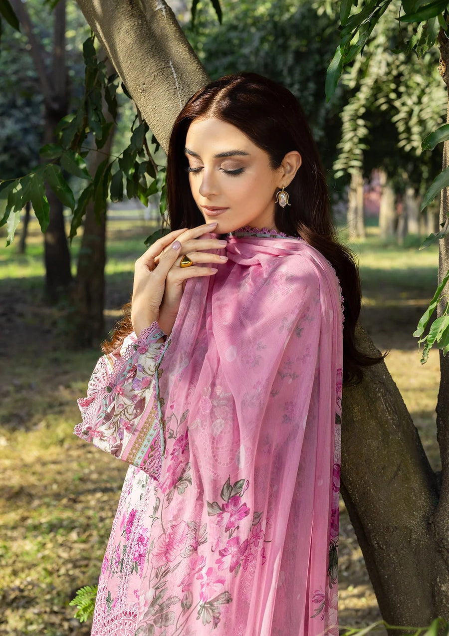 Elaf Premium Print Chikankari Lawn Unstitched 3Pc Suit ERC-3A MAN MAYAL