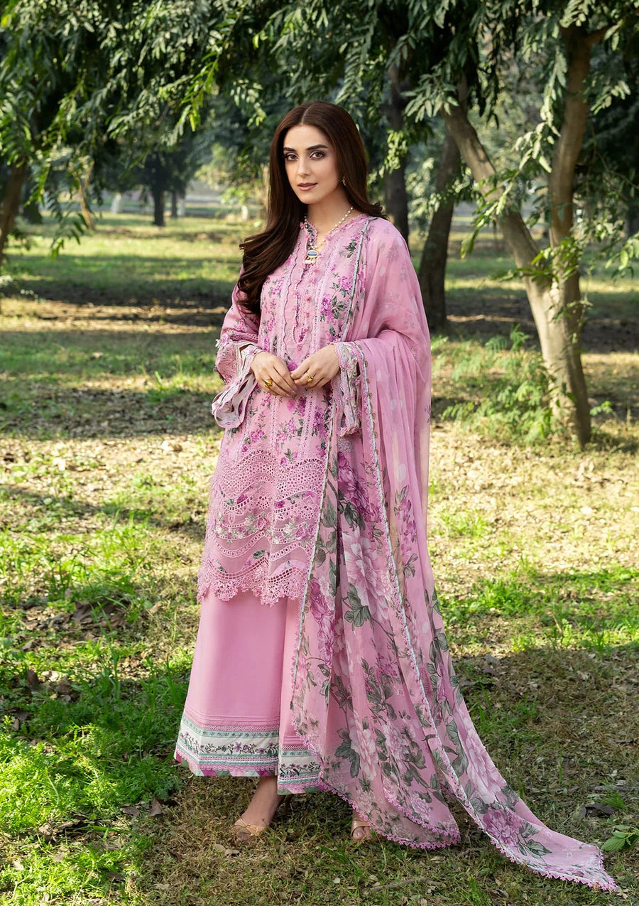 Elaf Premium Print Chikankari Lawn Unstitched 3Pc Suit ERC-3A MAN MAYAL