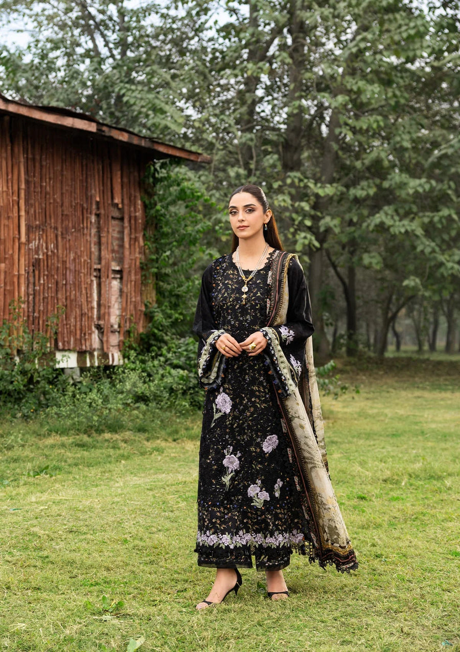 Elaf Premium Print Chikankari Lawn Unstitched 3Pc Suit ERC-4A KOYAL