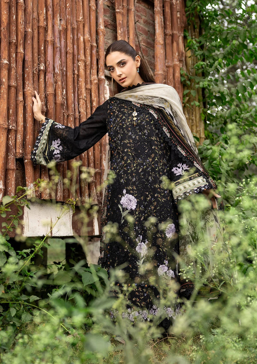 Elaf Premium Print Chikankari Lawn Unstitched 3Pc Suit ERC-4A KOYAL