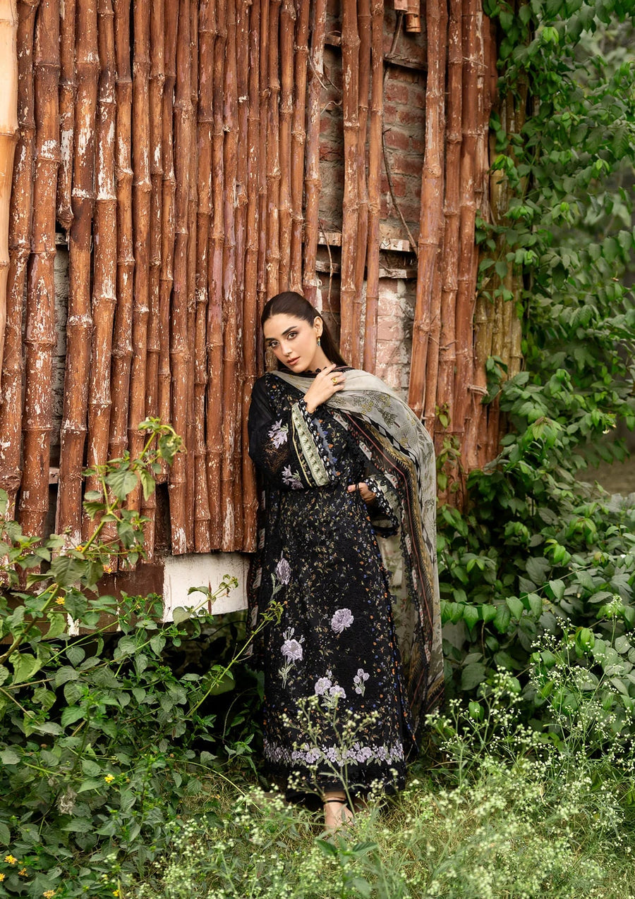 Elaf Premium Print Chikankari Lawn Unstitched 3Pc Suit ERC-4A KOYAL