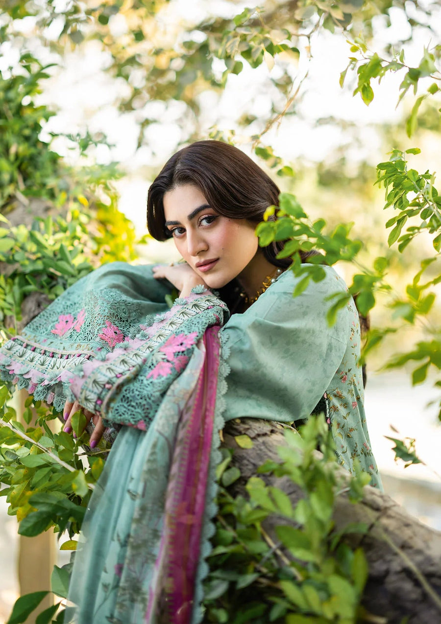 Elaf Premium Print Chikankari Lawn Unstitched 3Pc Suit ERC-4B NAYAB