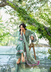 Elaf Premium Print Chikankari Lawn Unstitched 3Pc Suit ERC-4B NAYAB
