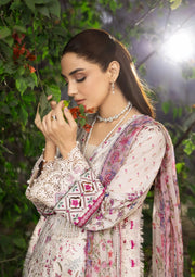 Elaf Premium Print Chikankari Lawn Unstitched 3Pc Suit ERC-5A MEHR