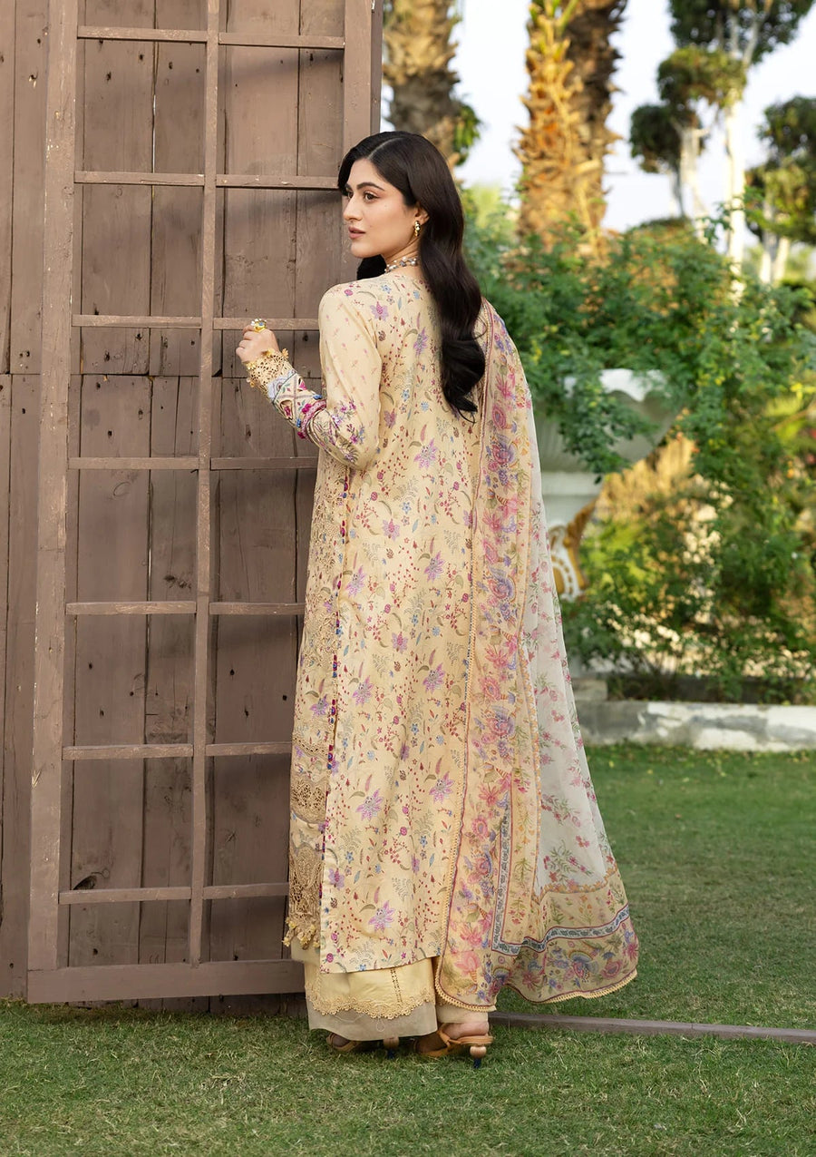 Elaf Premium Print Chikankari Lawn Unstitched 3Pc Suit ERC-5B KHUSHEE