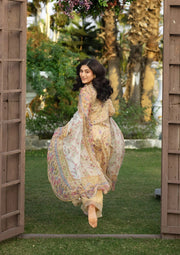 Elaf Premium Print Chikankari Lawn Unstitched 3Pc Suit ERC-5B KHUSHEE