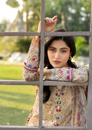 Elaf Premium Print Chikankari Lawn Unstitched 3Pc Suit ERC-5B KHUSHEE