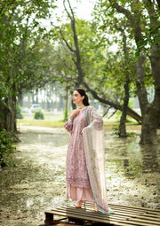 Elaf Premium Print Chikankari Lawn Unstitched 3Pc Suit ERC-8A SAHAA