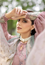 Elaf Premium Print Chikankari Lawn Unstitched 3Pc Suit ERC-8A SAHAA