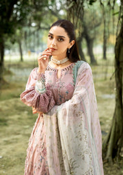 Elaf Premium Print Chikankari Lawn Unstitched 3Pc Suit ERC-8A SAHAA