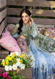 Elaf Premium Print Chikankari Lawn Unstitched 3Pc Suit ERC-8B MENAH