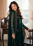 Azure Eid Ensembles Embroidered Chiffon Unstitched 3Pc Suit ES-131