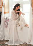 Azure Eid Ensembles Embroidered Chiffon Unstitched 3Pc Suit ES-132