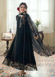 Azure Eid Ensembles Embroidered Chiffon Unstitched 3Pc Suit ES-133