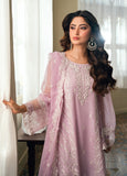Azure Eid Ensembles Embroidered Chiffon Unstitched 3Pc Suit ES-134