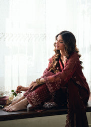 Azure Eid Ensembles Embroidered Khaddi Net Unstitched 3Pc Suit ES-137