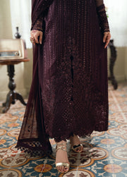 Azure Eid Ensembles Embroidered Chiffon Unstitched 3Pc Suit ES-138