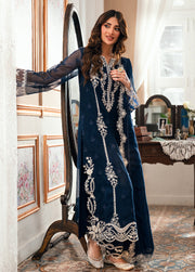 Azure Eid Ensembles Embroidered Khaddi Net Unstitched 3Pc Suit ES-140