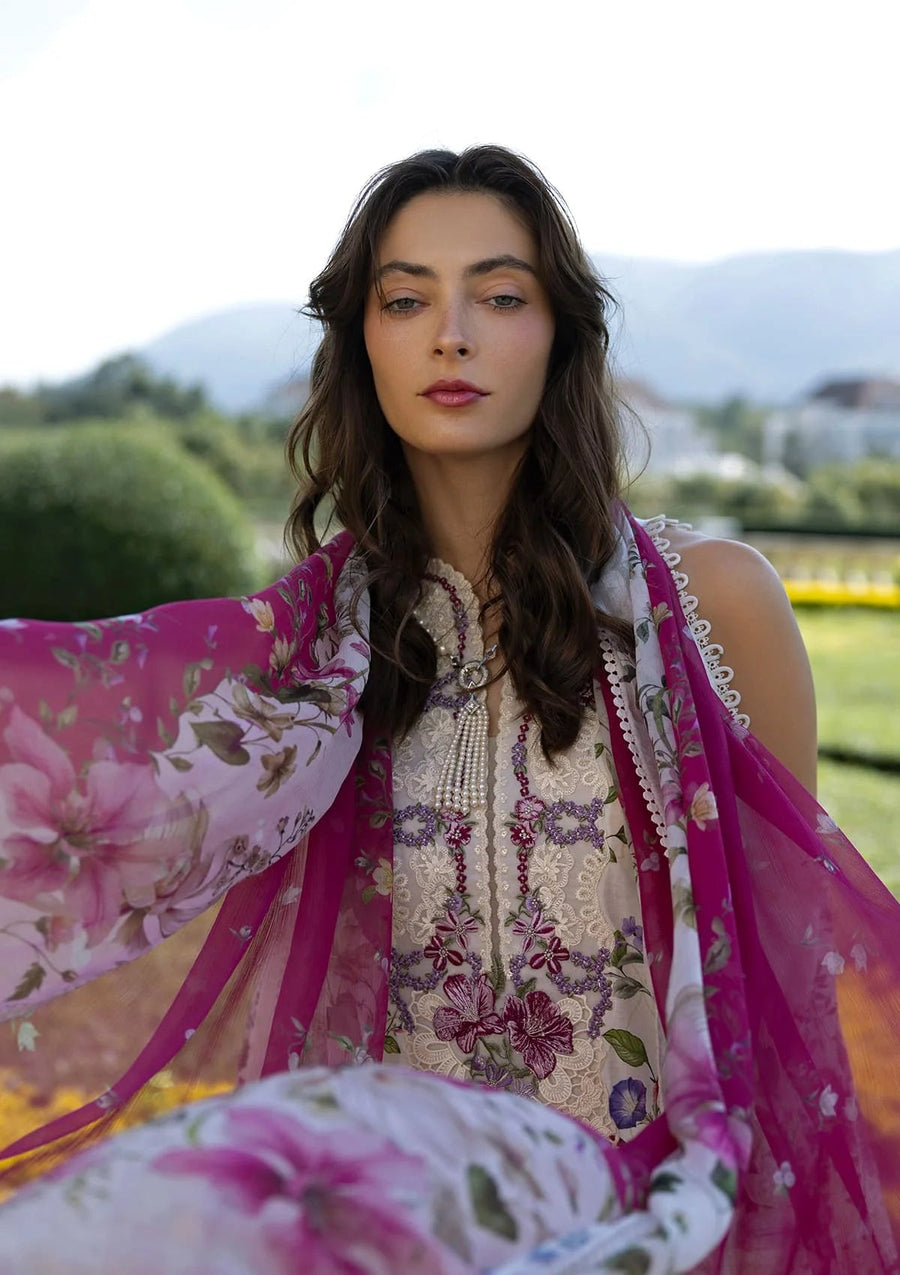 Elaf Premium Signature Embroidered Lawn Unstitched 3Pc Suit ESA-1A