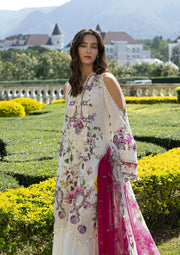 Elaf Premium Signature Embroidered Lawn Unstitched 3Pc Suit ESA-1A