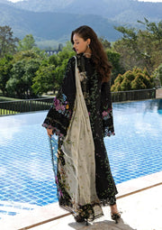 Elaf Premium Signature Embroidered Lawn Unstitched 3Pc Suit ESA-1B