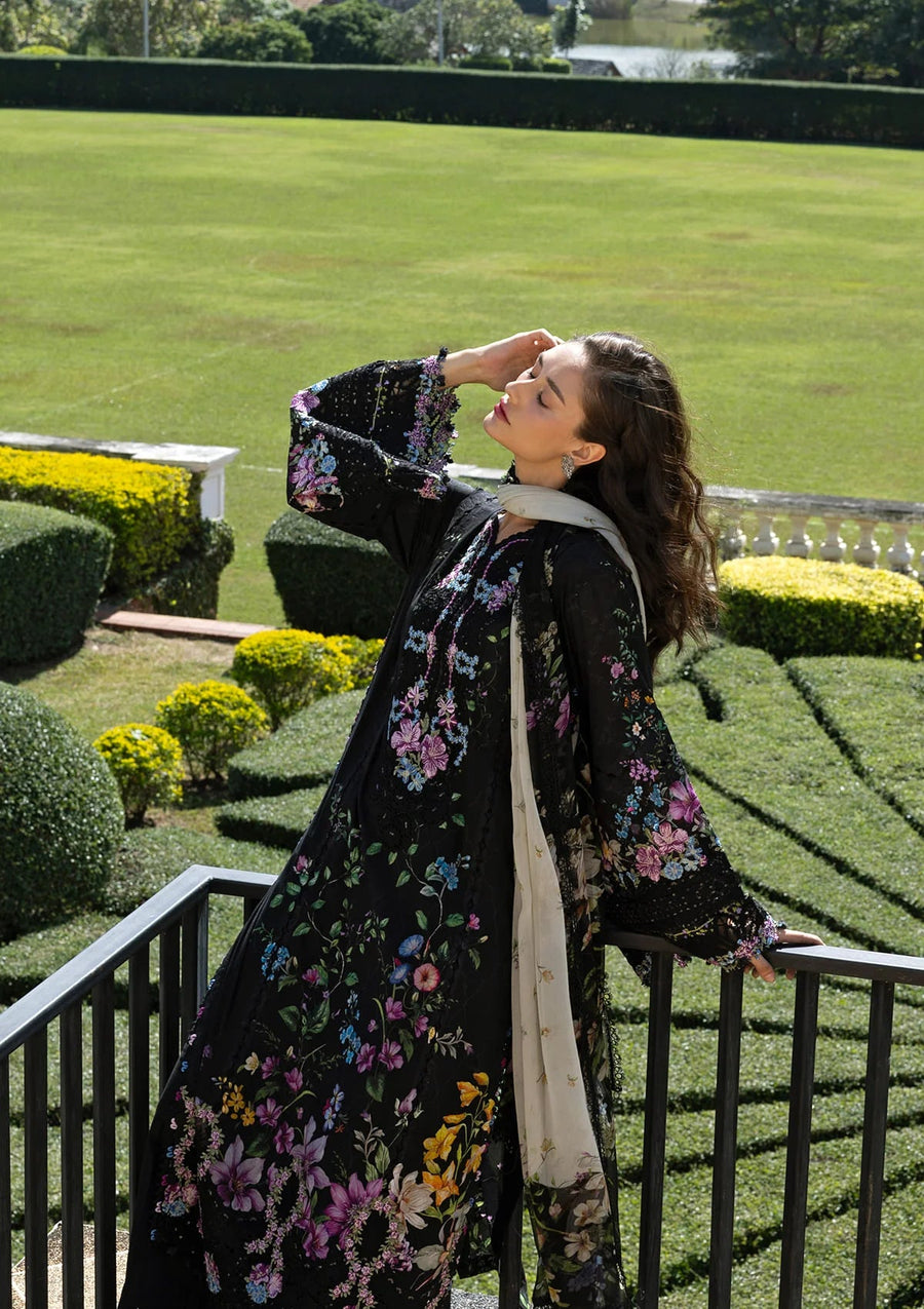 Elaf Premium Signature Embroidered Lawn Unstitched 3Pc Suit ESA-1B