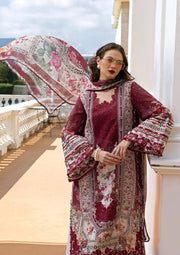 Elaf Premium Signature Embroidered Lawn Unstitched 3Pc Suit ESA-2B