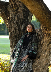 Elaf Premium Signature Embroidered Lawn Unstitched 3Pc Suit ESA-3A