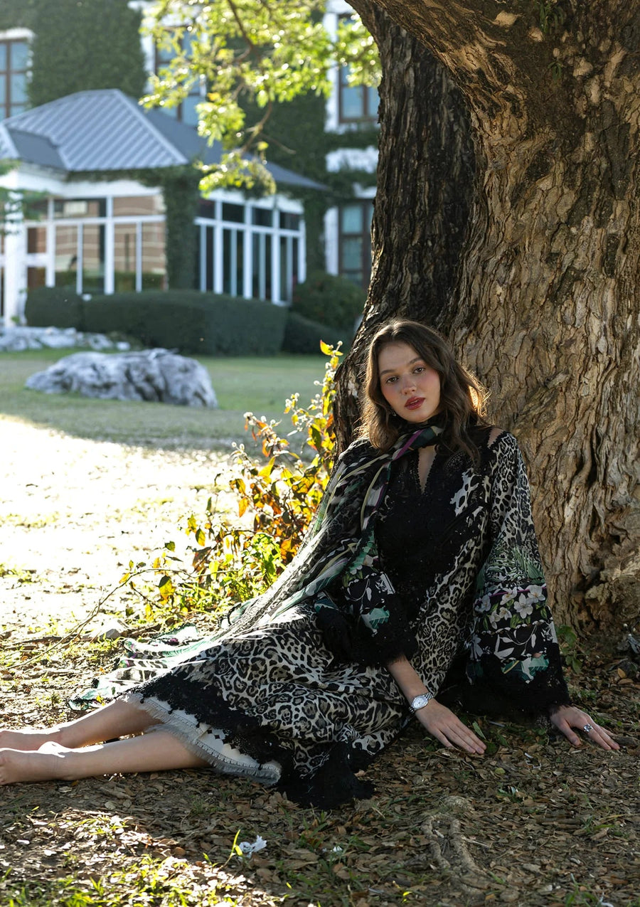 Elaf Premium Signature Embroidered Lawn Unstitched 3Pc Suit ESA-3A