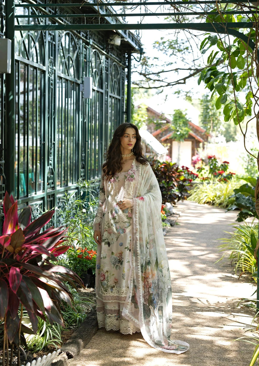 Elaf Premium Signature Embroidered Lawn Unstitched 3Pc Suit ESA-4A