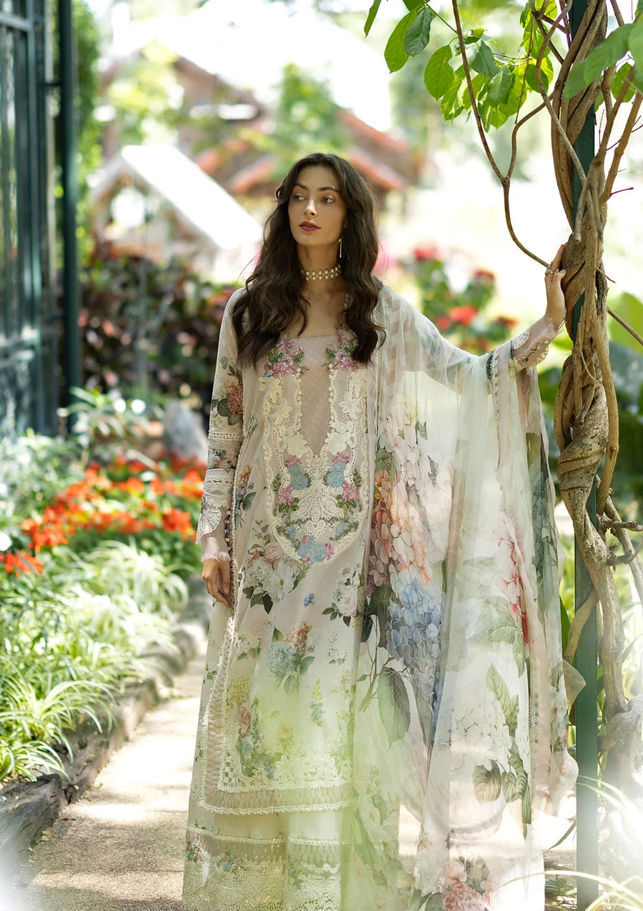Elaf Premium Signature Embroidered Lawn Unstitched 3Pc Suit ESA-4A