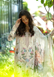 Elaf Premium Signature Embroidered Lawn Unstitched 3Pc Suit ESA-4A