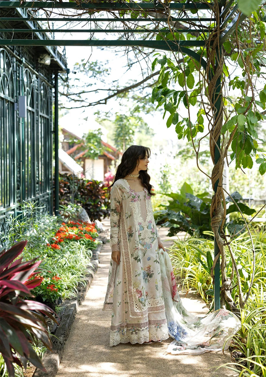 Elaf Premium Signature Embroidered Lawn Unstitched 3Pc Suit ESA-4A