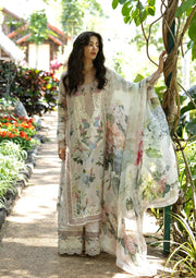 Elaf Premium Signature Embroidered Lawn Unstitched 3Pc Suit ESA-4A