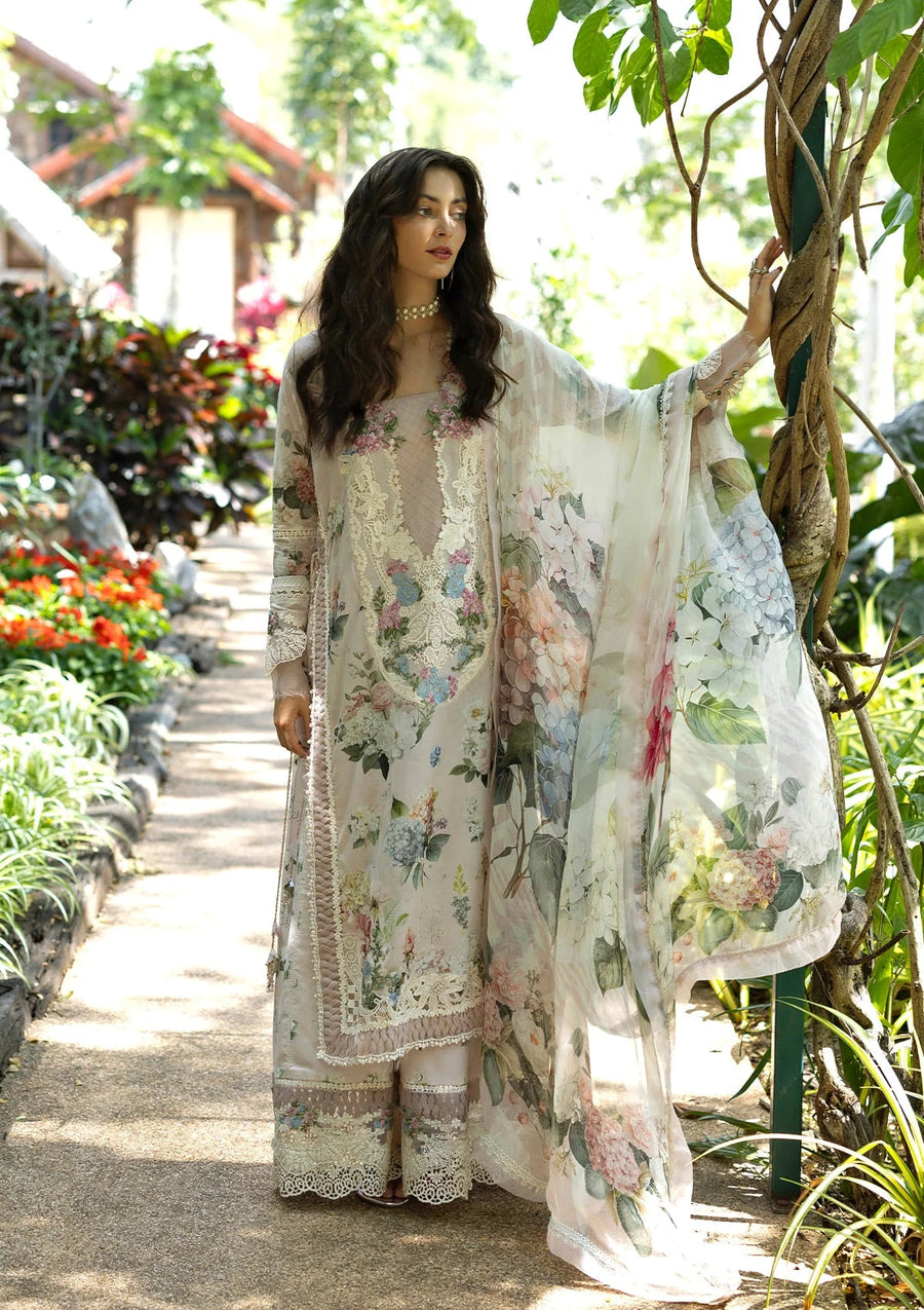 Elaf Premium Signature Embroidered Lawn Unstitched 3Pc Suit ESA-4A