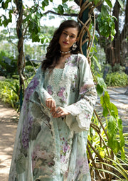 Elaf Premium Signature Embroidered Lawn Unstitched 3Pc Suit ESA-4B