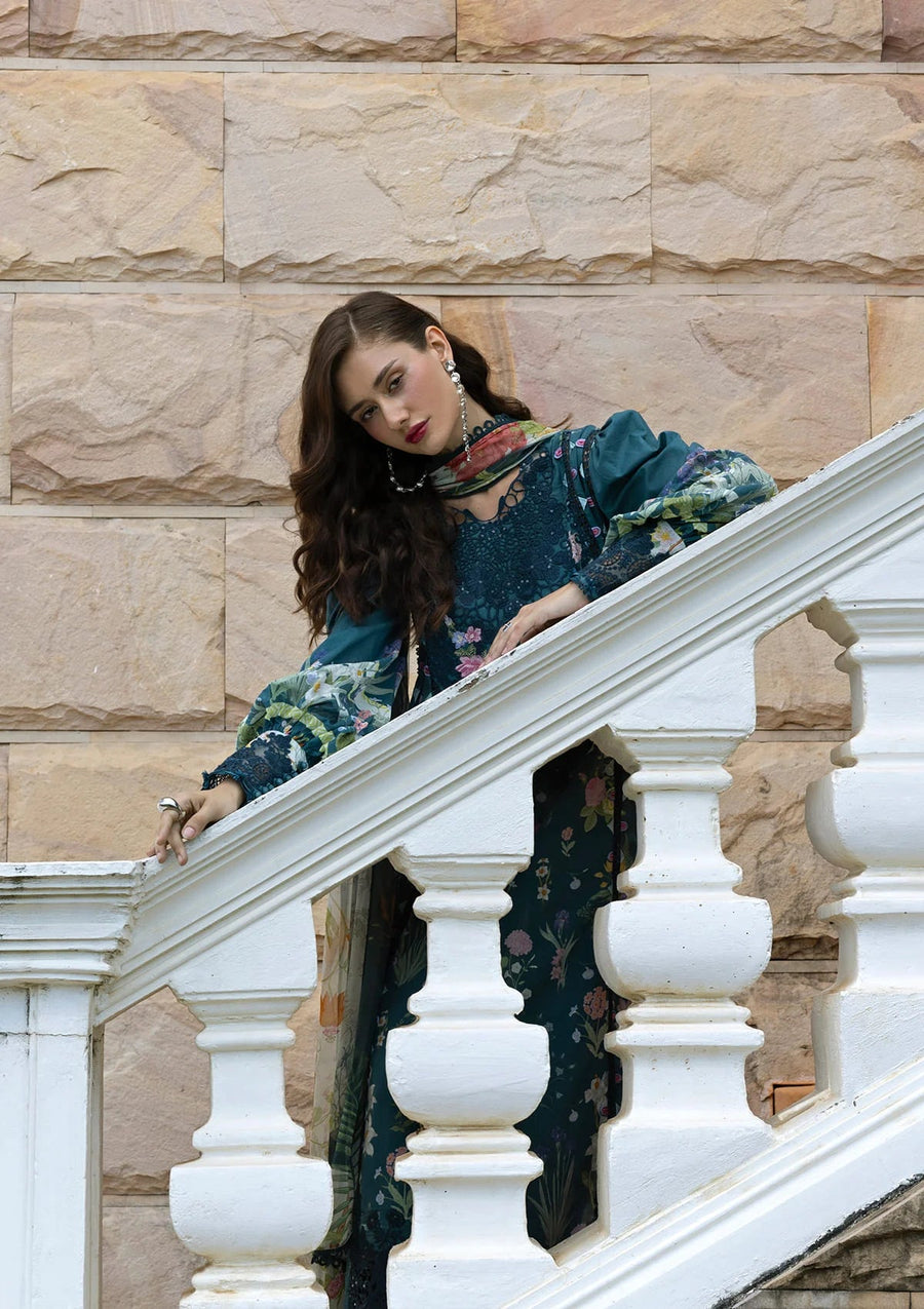Elaf Premium Signature Embroidered Lawn Unstitched 3Pc Suit ESA-5A