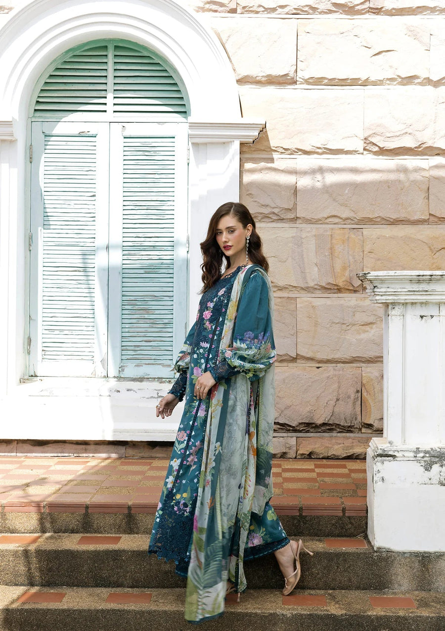 Elaf Premium Signature Embroidered Lawn Unstitched 3Pc Suit ESA-5A