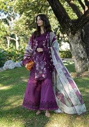 Elaf Premium Signature Embroidered Lawn Unstitched 3Pc Suit ESA-5B