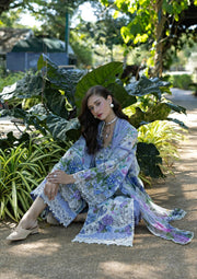Elaf Premium Signature Embroidered Lawn Unstitched 3Pc Suit ESA-6A