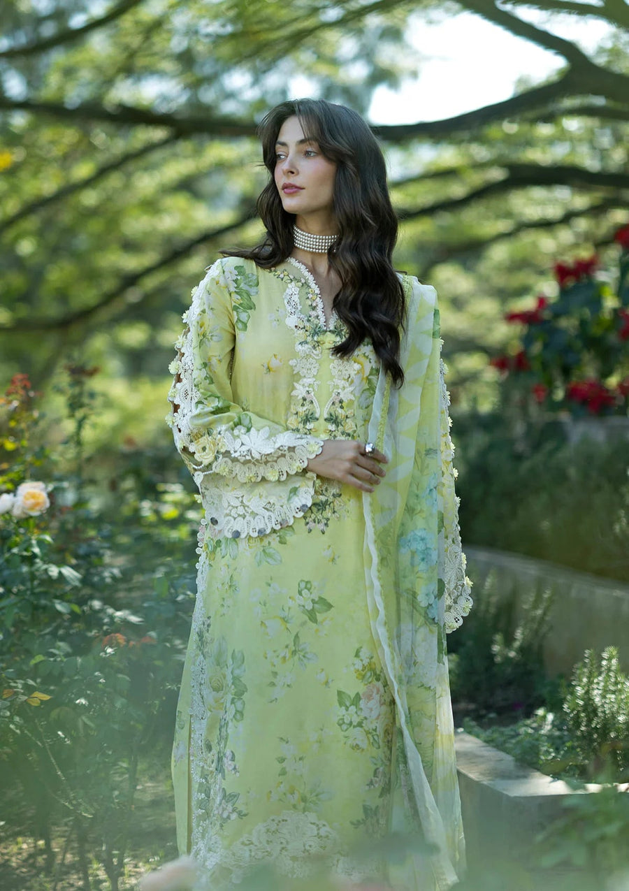 Elaf Premium Signature Embroidered Lawn Unstitched 3Pc Suit ESA-7A