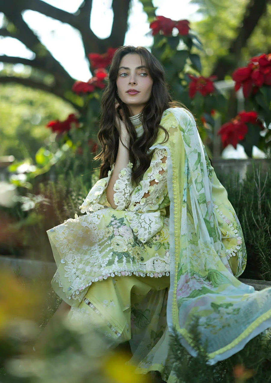 Elaf Premium Signature Embroidered Lawn Unstitched 3Pc Suit ESA-7A