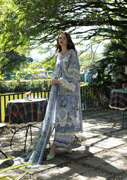 Elaf Premium Signature Embroidered Lawn Unstitched 3Pc Suit ESA-8B Anastassia