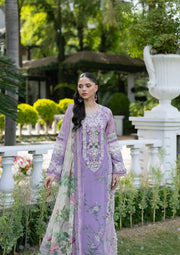 Elaf Premium Signature Embroidered Lawn Unstitched 3Pc Suit ESG-1B BIANCA