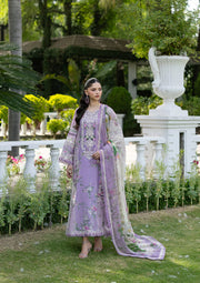 Elaf Premium Signature Embroidered Lawn Unstitched 3Pc Suit ESG-1B BIANCA