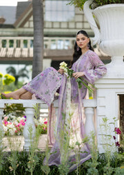 Elaf Premium Signature Embroidered Lawn Unstitched 3Pc Suit ESG-1B BIANCA
